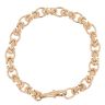 9ct Yellow Gold Byzantine Bracelet 8"