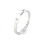9ct White Gold 2mm Soft Chamfered Edge Wedding Band