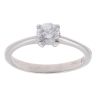 9ct White Gold 0.50ct Brilliant Cut Diamond Solitaire Ring