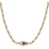 14ct Yellow Gold Monaco Spin Plain Lock Twist Chain 26"