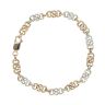 9ct Yellow and White Gold Celtic Bracelet 7.5"