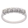 18ct White Gold 0.50ct Brilliant Cut Diamond Five Stone Ring