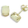 18 Carat Yellow Gold Opal-1.63ct Stud Earrings