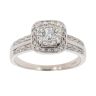 9ct White Gold 0.50ct Brilliant Cut Diamond Cluster Ring