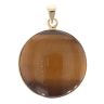 9ct Yellow Gold Tiger's Eye Pendant
