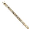 9ct Yellow, White And Rose Gold Fancy Bracelet 7"