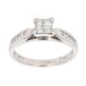 18ct White Gold 0.75ct Diamond Cluster Ring