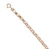 9ct Rose Gold Belcher Bracelet 7.5"
