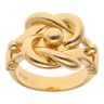 Silver Gold Plated Knot Ring