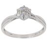 18ct White Gold 0.26ct Diamond Cluster Ring