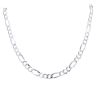 Silver Figaro Chain 20" by Icesia