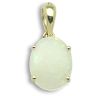 18 Carat Yellow Gold Opal Claw Set Pendant
