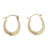 9ct Yellow Gold Mini Creole Earrings