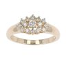 9ct Yellow Gold 0.50ct Diamond Cluster Ring by Anya Belle
