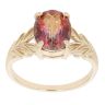 9ct Yellow Gold Sunset Topaz Solitaire Ring