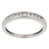 9ct White Gold 0.20ct Diamond Half Eternity Ring
