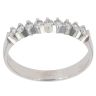 18ct White Gold 0.30ct Brilliant Cut Diamond Half Eternity Ring