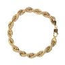 9ct Yellow Gold Rope Bracelet 8.5"