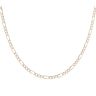 9ct Yellow Gold Diamond Cut Figaro Chain 18"