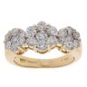 18ct Yellow Gold 1.50ct Diamond Cluster Ring