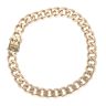 9ct Yellow Gold Curb Bracelet 9"