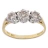 18ct Yellow Gold 0.30ct Brilliant Cut Diamond Trilogy Ring