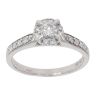 9ct White Gold 0.33ct Brilliant Cut Diamond Cluster Ring