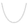 9ct White Gold Celtic Chain 18"