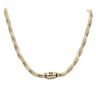 14ct Yellow Gold Monaco Spin Plain Lock Twist Chain 20"