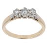 9ct Yellow Gold 0.33ct Trilogy Diamond Ring