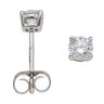 Lab Grown Platinum 0.50ct Brilliant Cut Diamond Solitaire Studs