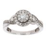 9ct White Gold 0.50ct Diamond Cluster Ring