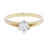 18ct Yellow Gold 0.60cts Diamond Solitaire Ring