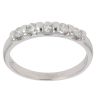 9ct White Gold 0.25ct Diamond Five Stone Ring
