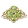 9ct Yellow Gold Peridot Four Stone Ring