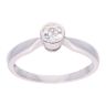 9ct White Gold 0.25ct Old Cut Diamond Ring