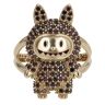 14ct Yellow Gold Brown Gemstone Bunny Ring