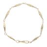 9ct Yellow Gold Patterned Fancy Bracelet 7.5"
