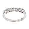 18ct White Gold 0.50ct Diamond Half Eternity Ring