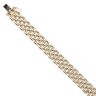 9ct Yellow Gold Watch Strap Style Bracelet 7"