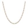 9ct Yellow And White Gold Fancy Chain 18"