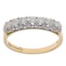 18ct Yellow Gold 0.50ct Brilliant Cut Diamond Half Eternity Ring