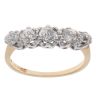 18ct Yellow Gold 0.75ct Brilliant Cut Diamond Five Stone Ring