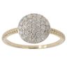 9ct Yellow Gold 0.55ct Brilliant Cut Diamond Cluster Ring