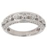 9ct White Gold 0.12ct Diamond Fancy Ring