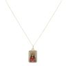 Children's 14ct Yellow Gold Jesus Pendant And Chain 18"