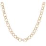 9ct Yellow Gold Patterned And Plain Belcher Chain 26"