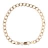 9ct Yellow Gold Curb Bracelet 8.5"
