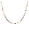 9ct Yellow Gold Curb Chain 20"