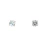 9ct Yellow Gold Blue Topaz Stud Earrings